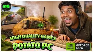 Thumbnail: Potato PC is still Useful in 2026 | NVIDIA GeForce Now Launches in India