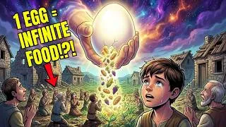 Thumbnail: I Dropped 1 Infinite Egg & Fed 100 Starving Humans For 5 Long Days! - Manhwa Recap