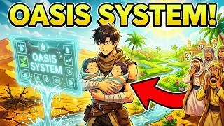 Thumbnail: Banished To The Scorching Desert With My Sick Twins, But My Oasis System Built A Green Empire!