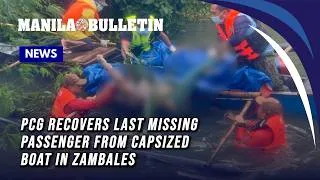 Thumbnail: PCG recovers last missing passenger from capsized boat in Zambales