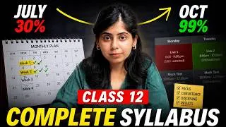Thumbnail: Start in JULY, Finish Your Class 12 Syllabus by OCTOBER🔥(2026 Boards)