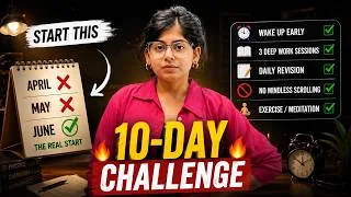 Thumbnail: Class 12- Finish More Syllabus in 10 Days Than Most Students Do All Summer🔥