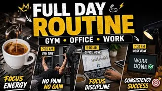 Thumbnail: How I Balance Gym, Office & Life | Productive Daily Routine 😎