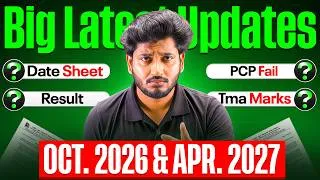 Thumbnail: NIOS BIG Update 🔥 October 2026 & April 2027 Date Sheet, PCP, TMA & Practical