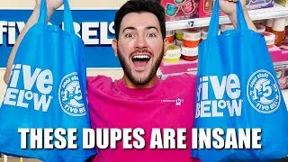 Thumbnail: I bought every piece of makeup from Five Below! (insane dupes)