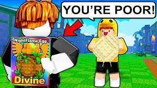 Thumbnail: I Pretended to be a NOOB, Then Hatched 0.01% DIVINE EGG (Steal An Egg)
