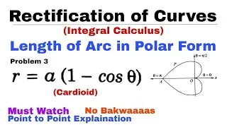Thumbnail: 19. Rectification of Curves | Length of Curve in Polar Form | Problem 3 | Most Important Problem