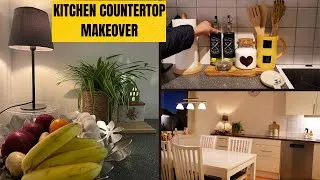 Thumbnail: KITCHEN COUNTERTOP MAKEOVER BEFORE DIWALI | BUDGET MAKEOVER