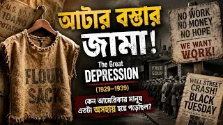 Thumbnail: আটার বস্তা দিয়ে জামা বানাতো কারা ? জানেন #বস্তার_জামা #GreatDepression #FlourSack