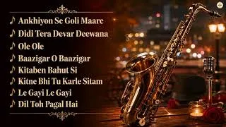 Thumbnail: 90s Bollywood Romantic Hits | Saxophone Instrumental | Ankhiyon Se Goli Maare, Baazigar, Dil Toh 