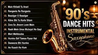 Thumbnail: 90s Bollywood Romantic & Dance Hits | Saxophone Instrumental Evergreen Hindi Songs 90s बॉलीवुड गाने