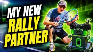 Thumbnail: Can AI Replace Your Tennis Partner? | Acemate Tennis Robot S10 Review