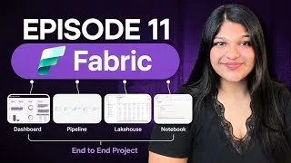 Thumbnail: End to End Fabric and Power Bi Dashboard | Sales Domain | Ep11