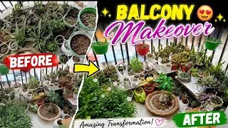 Thumbnail: 🌿Small Balcony Makeover/Before After Transformation/Small Garden 🏡 Ideas 