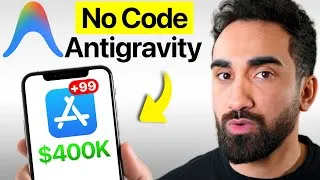 Thumbnail: How to Code an App with Google Antigravity making 400k/month (Gemini 3.0)