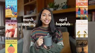 Thumbnail: march reading wrap up and april hopefuls