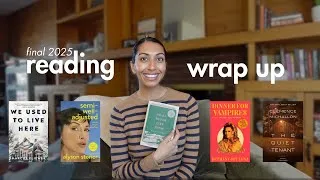 Thumbnail: my final 2025 reading wrap up ✨ 5 book reviews, channel update, and memoir rating thoughts