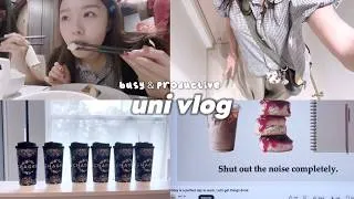Thumbnail: productive uni vlog during finals | getting my life together & spring reset