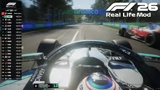 Thumbnail: F1 26 | KIMI ANTONELLI Goes OFF TRACK Fighting Hamilton! | Ultra Realistic Mod