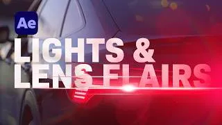 Thumbnail: Cinematic Lens Flares in After Effects with Standard Elements | Tutorial