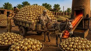 Thumbnail: Amazing Factory Process of Recycling Millions of Waste Rusty Iron Into Tractor Top Link Balls