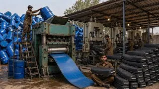 Thumbnail: Amazing Factory Process of Recycling Millions of Waste Oil Drums Are Convert Into Motorcycle Seats