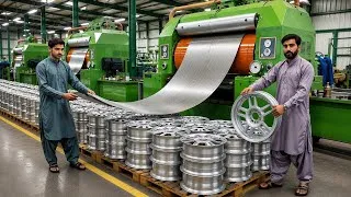 Thumbnail: From Metal Sheet to Motorcycle Wheel Rim | Full Factory Manufacturing Process