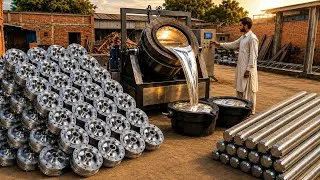 Thumbnail: Incredible Process of Making Wheel Hubs | From Molten Aluminum to Finished Products