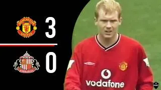 Thumbnail: Manchester United v Sunderland | Paul Scholes Scorcher | Highlights | 2000/2001