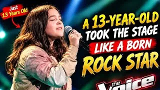 Thumbnail: 13-Year-Old Stuns Everyone on The Voice! 🎤✨