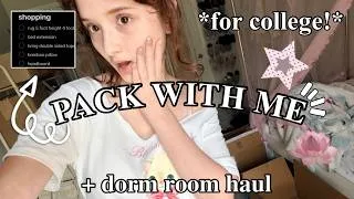 Thumbnail: preparing for college in ONLY 24 HOURS + dorm MUST-HAVES haul!✎ᝰ.²⁶ *freshman year* ft. TAILI