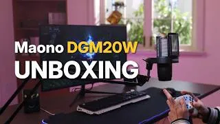 Thumbnail: NO MORE CABLES! 🛑 Maono DGM20W Wireless Gaming Mic Unboxing