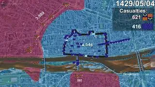 Thumbnail: The Siege of Orléans in 1 minute using Google Earth