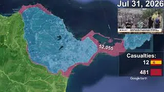 Thumbnail: 2026 Morocco–Spain Border Incident: First Week using Google Earth