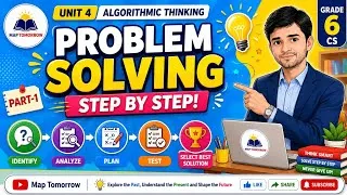 Thumbnail: 6 Easy Steps to Solve Any Problem | Algorithmic Thinking Part 1 | Grade 6 Computer Science