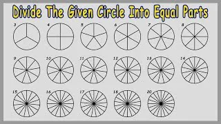 Thumbnail: A Complete Guide to Circle Division - 3 to 20 Equal Parts - Step-by-Step Methods