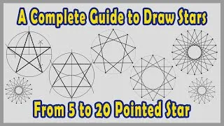 Thumbnail: Stars Collection – A Complete Guide to Draw Stars (From 5 to 20 Pointed Star With Variation)