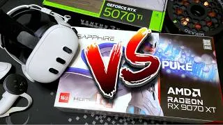 Thumbnail: Is the "Nvidia Tax" Worth Paying for VR? | RX 9070 XT vs RTX 5070 Ti