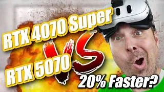 Thumbnail: Don't Buy a GPU for PC VR Until You See This! | RTX 4070 Super VS RTX 5070 VR Gaming Performance