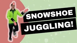 Thumbnail: Snowshoe running while juggling