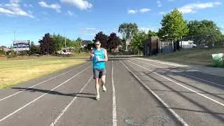 Thumbnail: Joggling Backwards 3-ball 100m in 23.81 Seconds