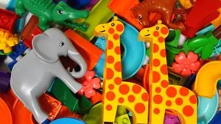Thumbnail: Satisfying Building Blocks Popular! A block coaster featuring elephants, giraffes, and other animals
