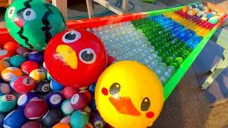 Thumbnail: Marble Run ⭐Handmade Wooden Gutter Rainbow Slope & Satisfying ASMR Experience Part 1