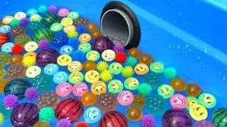 Thumbnail: Marble Run ☆ Smile Ball and Colorful Marbles