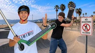 Thumbnail: This Skatepark Doesn’t Allow Scooters, I Rode Mine Anyway..