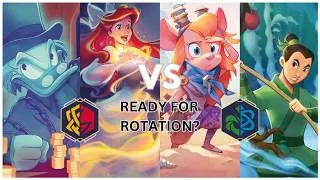 Thumbnail: Testing Amber/Ruby Before Rotation | Lorcana Gameplay