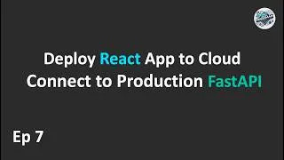 Thumbnail: Deploy React App to the Cloud (Vercel) | Connect to FastAPI Production API