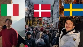 Thumbnail: Vlog: 3 Countries in 24 Hours | Denmark | Sweden | Italy |