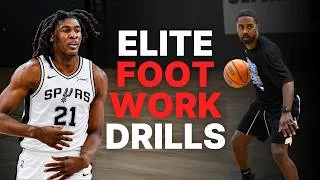 Thumbnail: ELITE Footwork Drills With Spurs Forward Jayden Quaintance