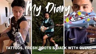Thumbnail: My Diary | How I prepare for match day, fresh boots and a new tattoo